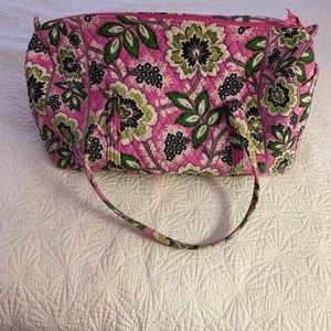 Vera Bradley Large Pink Travel Duffel Bag